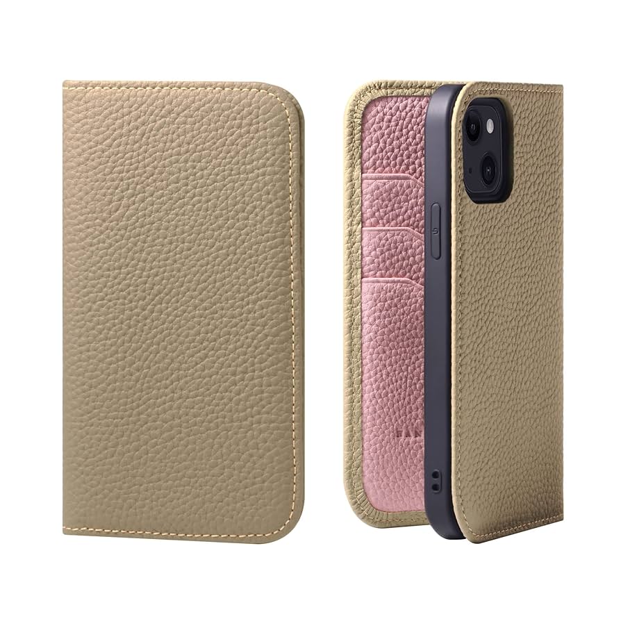 【色:グレージュ_サイズ:iPhone15Plus】HANATORA iPhon Amazon.co.jp: HANATORA iPhone15 ケース 手帳型 本革